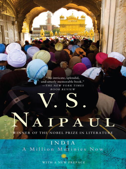 Title details for India by V. S. Naipaul - Available